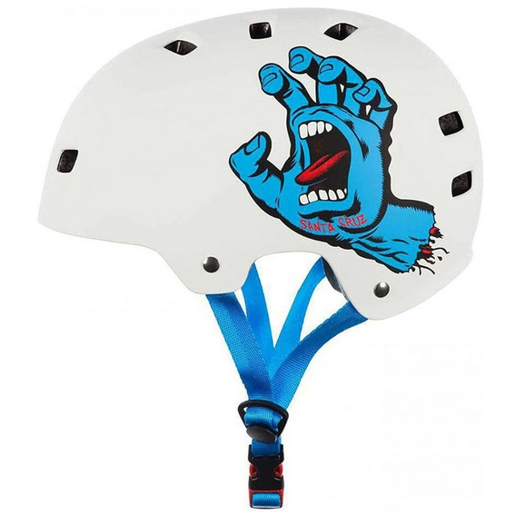 Casque Screaming Hand Bullet Helmet Santa Cruz Blanc Large Xl