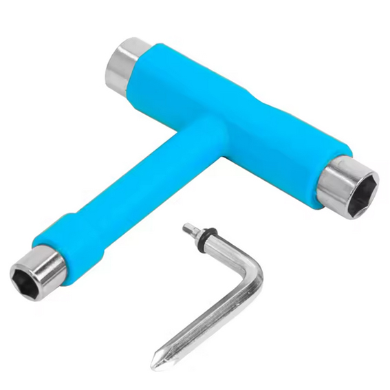 Clé multifonctions tools skateboard Bleu ciel