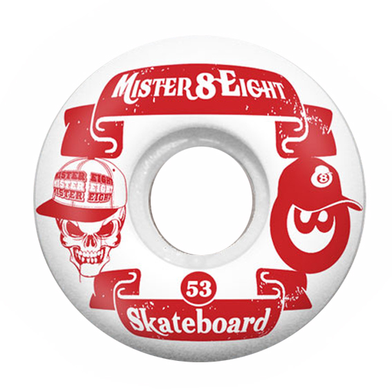 Roues pack Street Mister Eight 53 mmpur urethane fabriqué au Canada