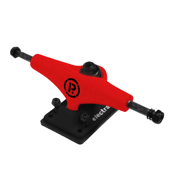 Truck Skateboard Modèle: Electra pro Gomme xx tendre Marque: prohibition Couleur: rouge taille 5,5 Lot de deux trucks Mister 8